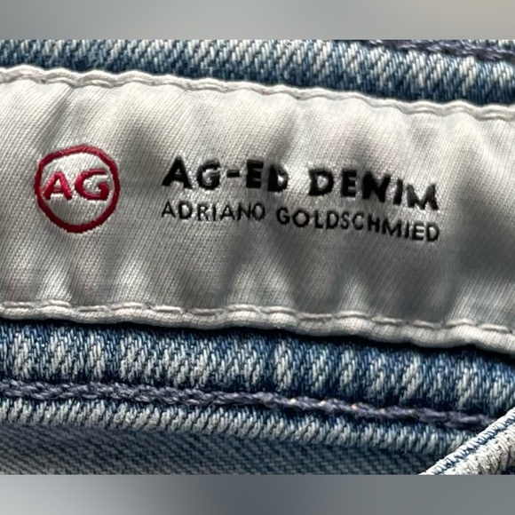 ARIANO GOLDSCHMIED DENIM JEANS SIZE 25R LIGHT WASH RAW HEM - Picture 3 of 5